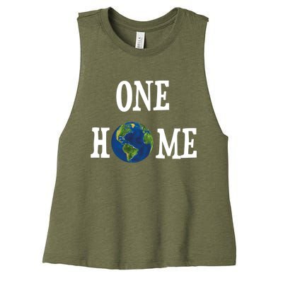 Extinction Rebellion Save Our Planet Environt Campaign Gift Women's Racerback Cropped Tank