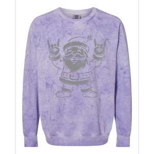 El Rocker Santa Clause Colorblast Crewneck Sweatshirt