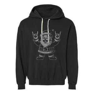 El Rocker Santa Clause Garment-Dyed Fleece Hoodie