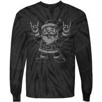 El Rocker Santa Clause Tie-Dye Long Sleeve Shirt