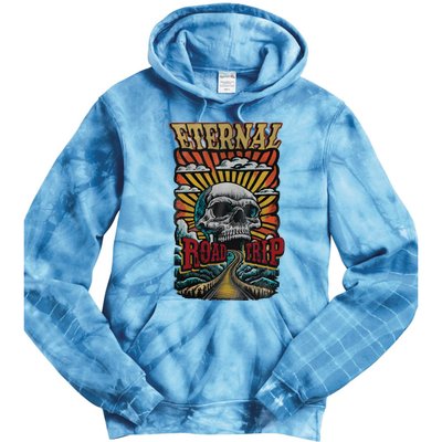 Eternal Road Trip Retro Tie Dye Hoodie