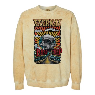 Eternal Road Trip Retro Colorblast Crewneck Sweatshirt