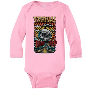 Eternal Road Trip Retro Baby Long Sleeve Bodysuit