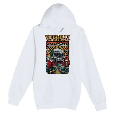 Eternal Road Trip Retro Premium Pullover Hoodie