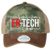 Emergency Room Technician Heartbeat ER Technicians Legacy Tie Dye Trucker Hat