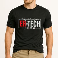 Emergency Room Technician Heartbeat ER Technicians Cooling Performance Crew T-Shirt