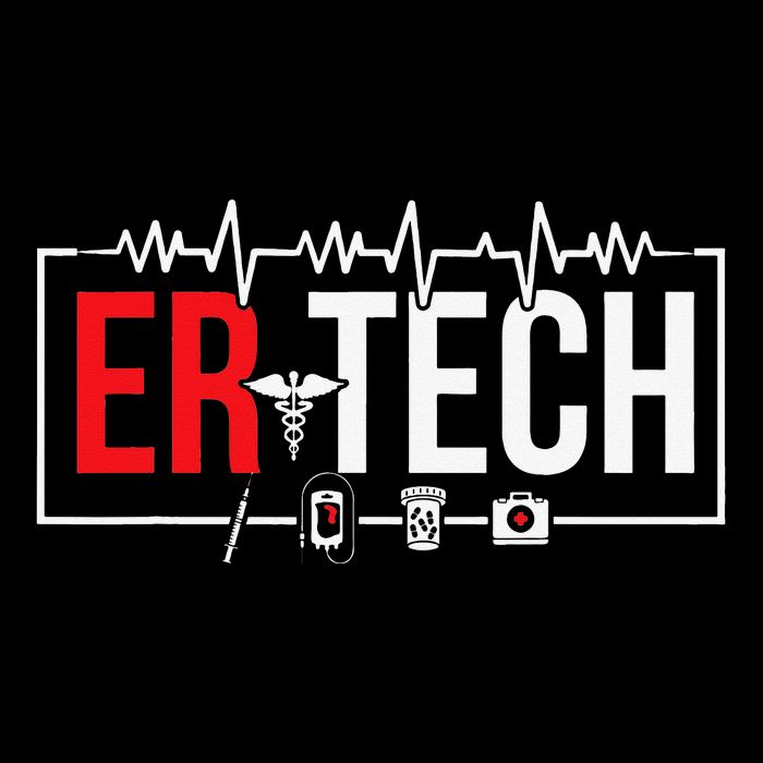 Emergency Room Technician Heartbeat ER Technicians Button