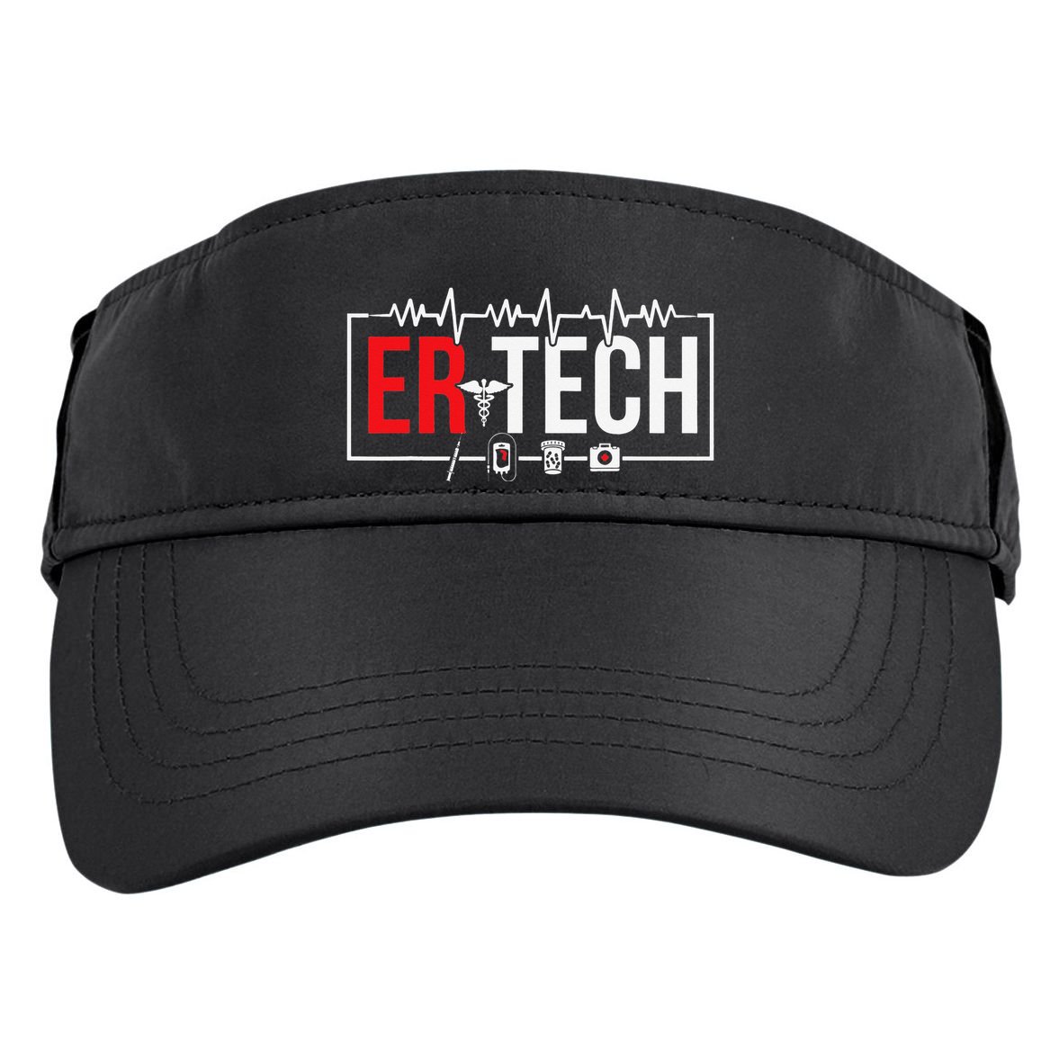 Emergency Room Technician Heartbeat ER Technicians Adult Drive Performance Visor