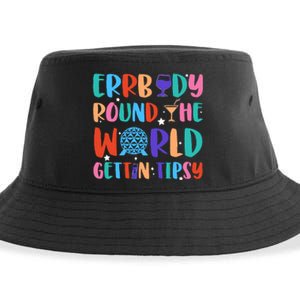 Errbody Round The World Gettin Tipsy Food And Wine Festival Sustainable Bucket Hat