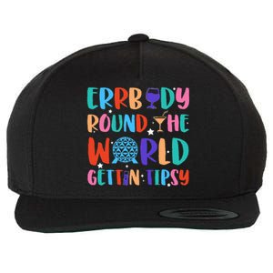 Errbody Round The World Gettin Tipsy Food And Wine Festival Wool Snapback Cap