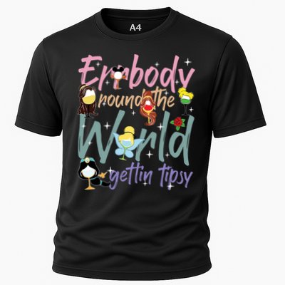 Errbody Round The World Gettin Tipsy Drinking Around The World Performance Shirt