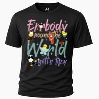 Errbody Round The World Gettin Tipsy Drinking Around The World Performance Shirt