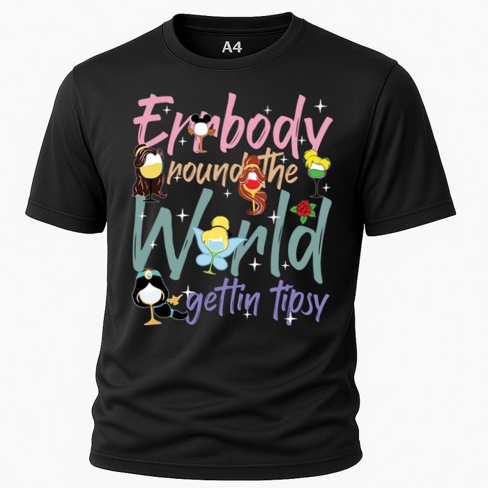 Errbody Round The World Gettin Tipsy Drinking Around The World Performance Shirt