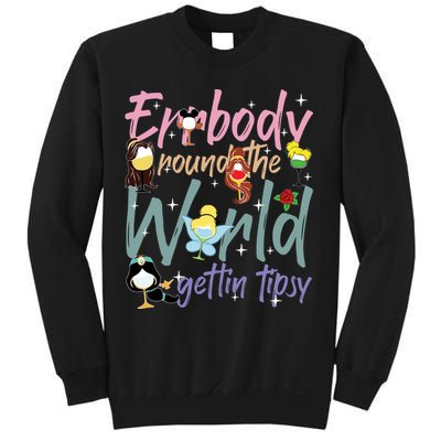 Errbody Round The World Gettin Tipsy Drinking Around The World Sweatshirt