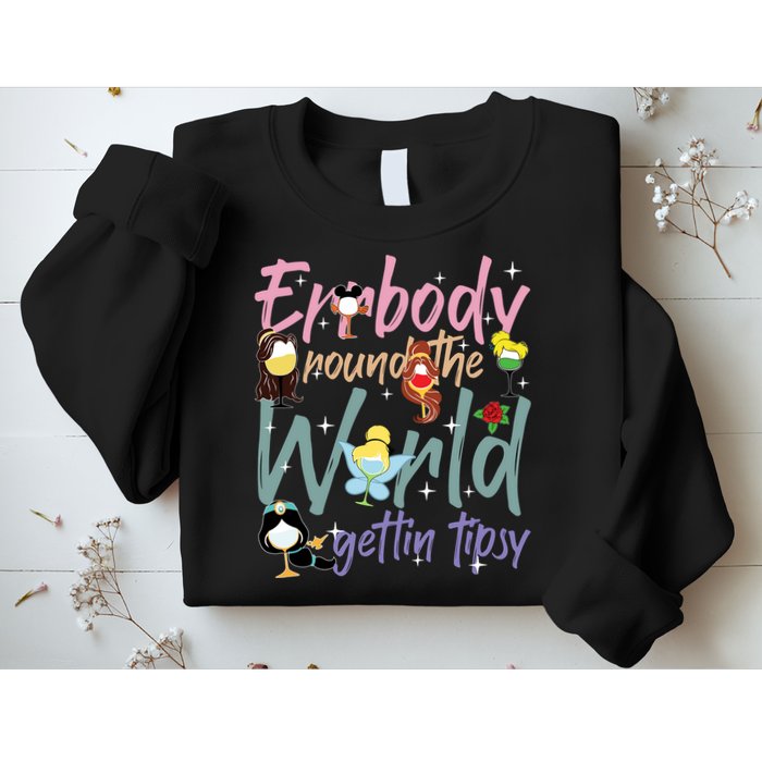 Errbody Round The World Gettin Tipsy Drinking Around The World Sweatshirt