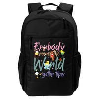 Errbody Round The World Gettin Tipsy Drinking Around The World Backpack