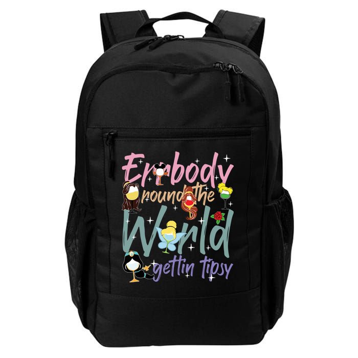 Errbody Round The World Gettin Tipsy Drinking Around The World Backpack