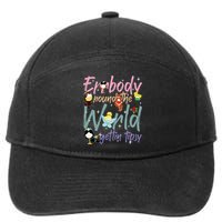 Errbody Round The World Gettin Tipsy Drinking Around The World 7-Panel Snapback Hat