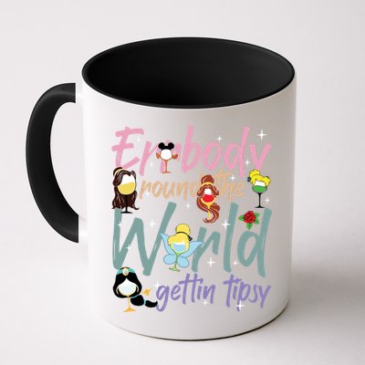 Errbody Round The World Gettin Tipsy Drinking Around The World Mug