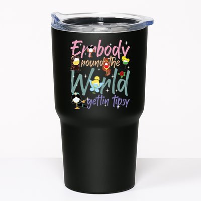 Errbody Round The World Gettin Tipsy Drinking Around The World Tumbler