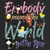 Errbody Round The World Gettin Tipsy Drinking Around The World 25L Jumbo Tote
