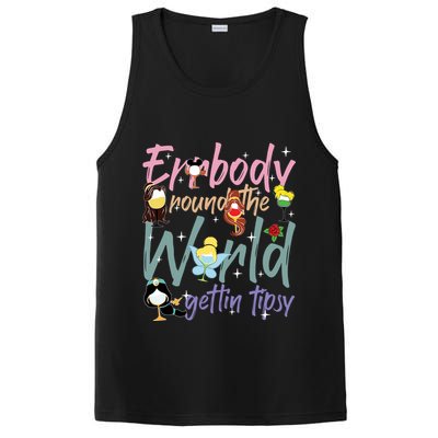 Errbody Round The World Gettin Tipsy Drinking Around The World PosiCharge Competitor Tank