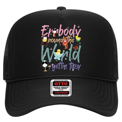 Errbody Round The World Gettin Tipsy Drinking Around The World Trucker Hat