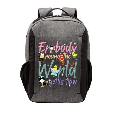 Errbody Round The World Gettin Tipsy Drinking Around The World Vector Backpack