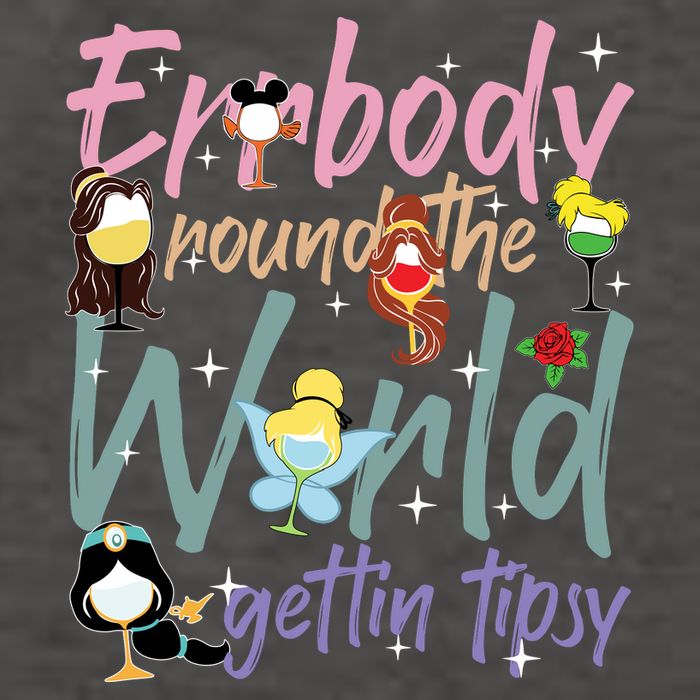 Errbody Round The World Gettin Tipsy Drinking Around The World Vector Backpack