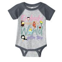 Errbody Round The World Gettin Tipsy Drinking Around The World Infant Baby Jersey Bodysuit