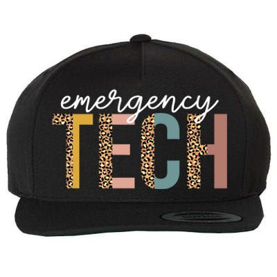 Emergency Room Technician Er Tech Nurse Technologist Gift Wool Snapback Cap