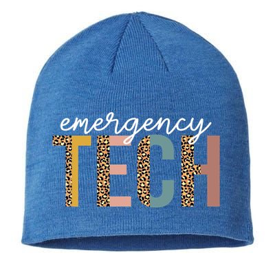 Emergency Room Technician Er Tech Nurse Technologist Gift Sustainable Beanie