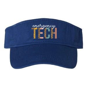 Emergency Room Technician Er Tech Nurse Technologist Gift Valucap Bio-Washed Visor