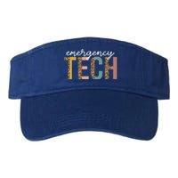 Emergency Room Technician Er Tech Nurse Technologist Gift Valucap Bio-Washed Visor