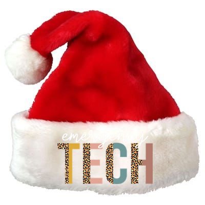 Emergency Room Technician Er Tech Nurse Technologist Gift Premium Christmas Santa Hat