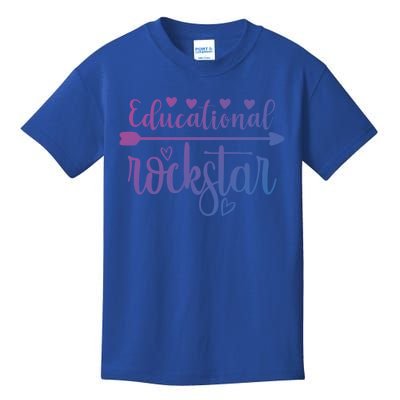 Educational Rockstar Teacher Appreciation Gift Kids T-Shirt