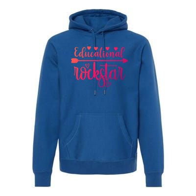 Educational Rockstar Teacher Appreciation Gift Premium Hoodie