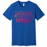 Educational Rockstar Teacher Appreciation Gift Premium T-Shirt