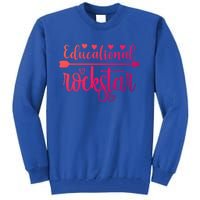 Educational Rockstar Teacher Appreciation Gift Tall Sweatshirt