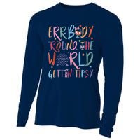 Errbody Round The World Gettin Tipsy Cooling Performance Long Sleeve Crew