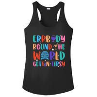 Errbody Round The World Gettin Tipsy Food And Wine Festival Ladies PosiCharge Competitor Racerback Tank