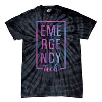 Emergency Room Tech ER Tech ER funny Technician Tie-Dye T-Shirt