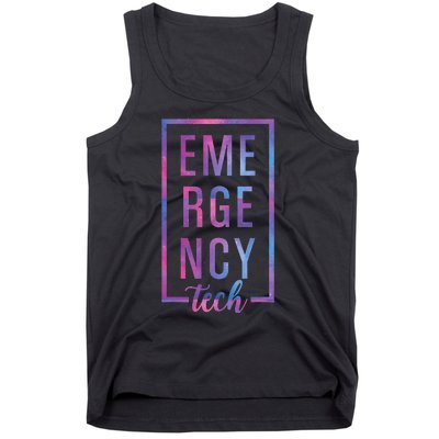 Emergency Room Tech ER Tech ER funny Technician Tank Top