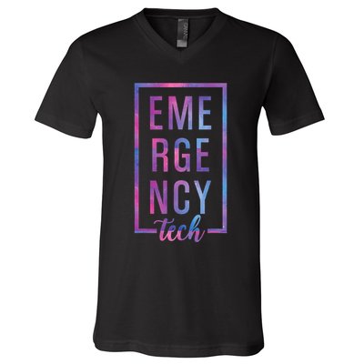 Emergency Room Tech ER Tech ER Technician V-Neck T-Shirt