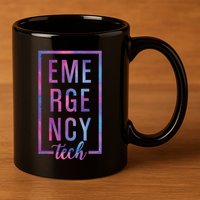 Emergency Room Tech ER Tech ER Technician 11oz C Handle Ceramic Mug