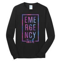 Emergency Room Tech ER Tech ER Technician Tall Long Sleeve T-Shirt