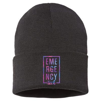 Emergency Room Tech ER Tech ER Technician Sustainable Knit Beanie
