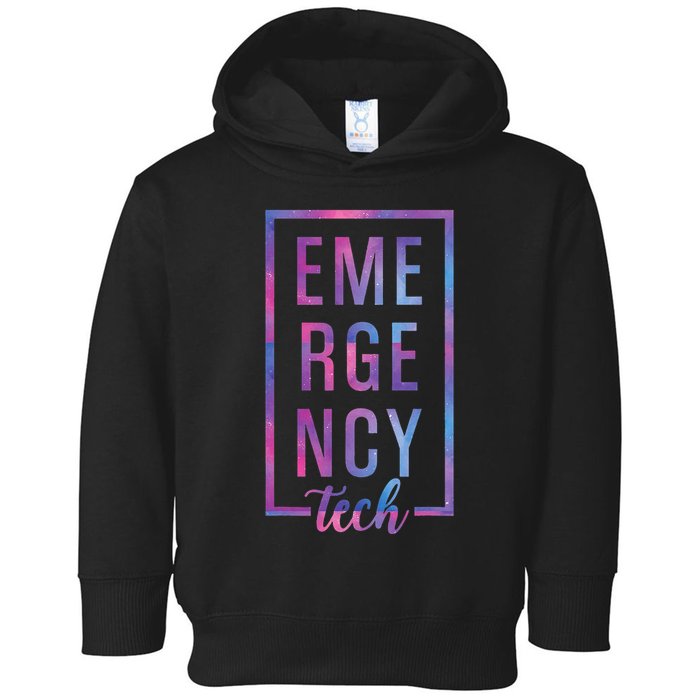Emergency Room Tech ER Tech ER Technician Toddler Hoodie