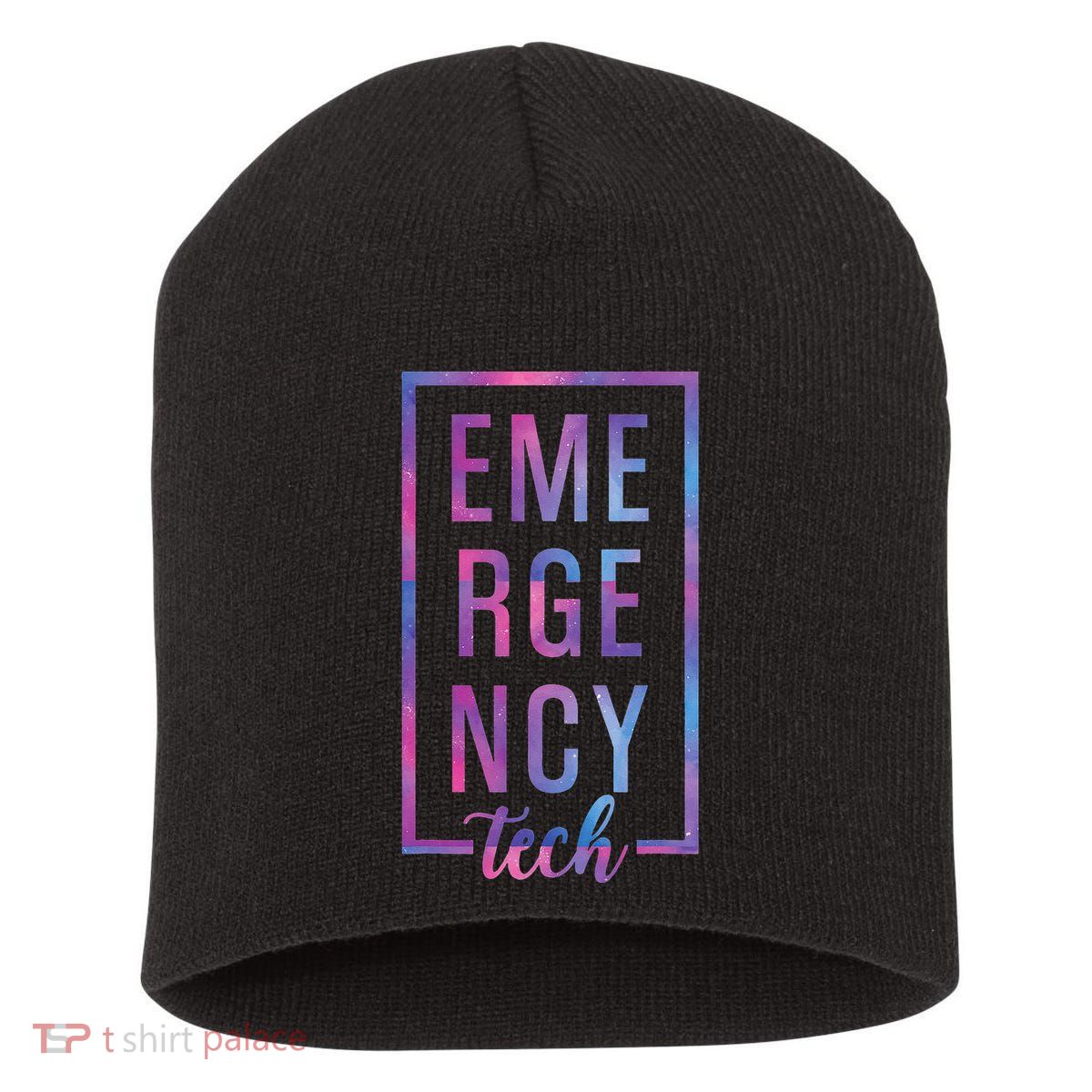 Emergency Room Tech ER Tech ER Technician Short Acrylic Beanie