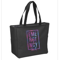 Emergency Room Tech ER Tech ER Technician Zip Tote Bag
